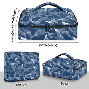Aloha Hawaiian Holder Casserole Carrier Thermal Insulated Lunch BBQ Portable Large Capacity Lunch Cooler Pizza Carrier Bag - Product Image 3