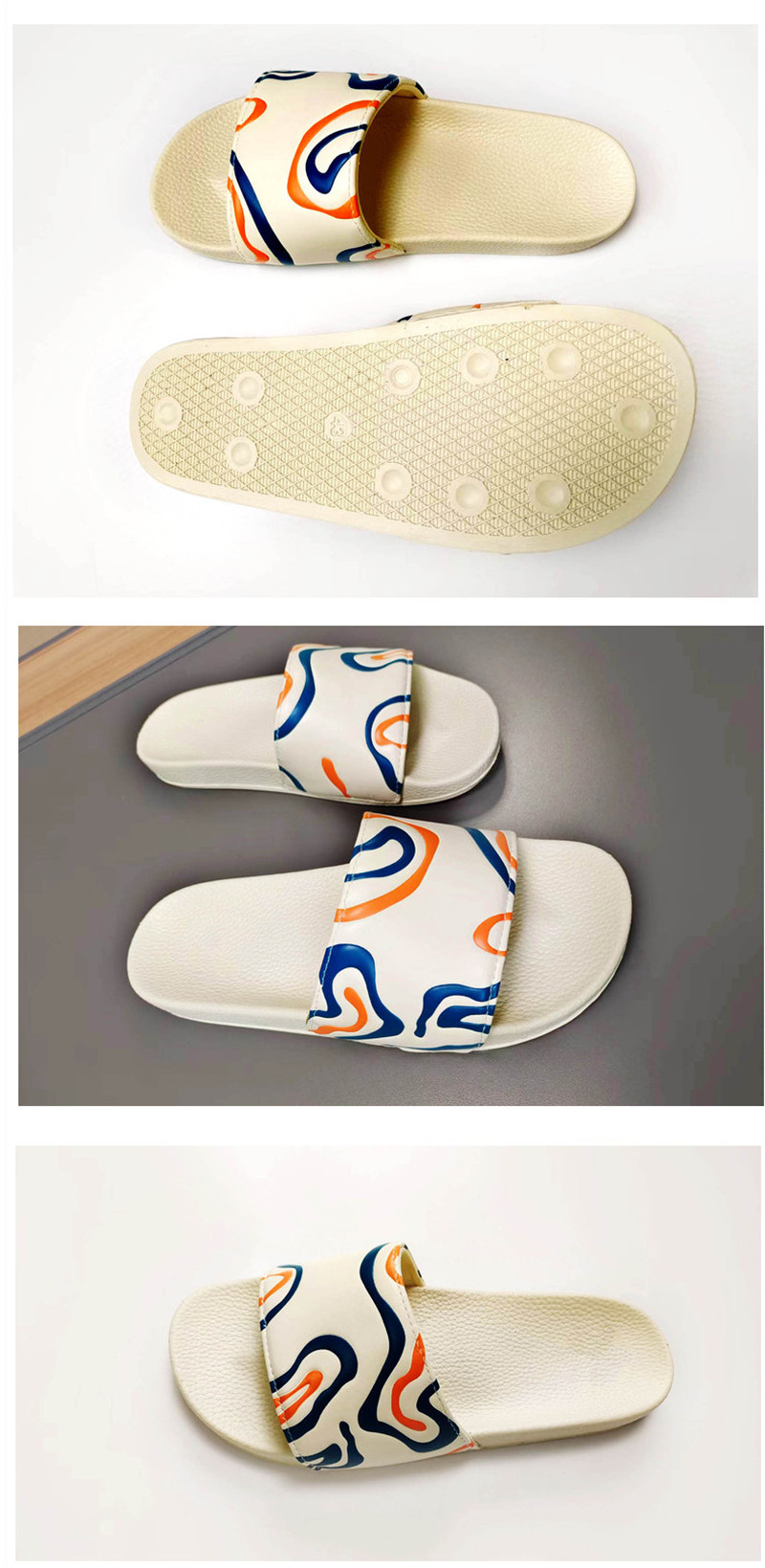 Summer Outdoor Beach Women Slippers Sandals Shoes Mens Think Sole Slides Shoe Wholesale