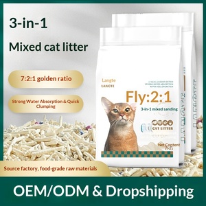 Lettiera per Gatti OEM ODM, Vendita all'Ingrosso di Lettiera al Tofu Senza Polvere, Biodegradabile, di Grado Alimentare, Bentonite Mista, Profumata alla Frutta - Product Image 5