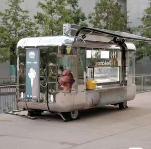 Camion de restauration rapide mobile en acier inoxydable, <span class=keywords><strong>camping</strong></span>-<span class=keywords><strong>car</strong></span>, camion de hot-dogs, caravane, remorque alimentaire à vendre - Product Image 6