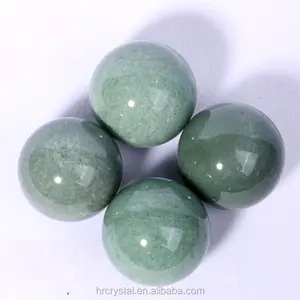 Dân gian đánh bóng pha lê Sphere thủ công handmade màu xanh lá cây Aventurine đá pha lê bóng Sphere