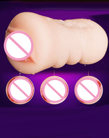 Masturbator Pria Realistis dengan Lubang Ganda, Vagina dan Mulut, Alat Bantu Seks Gay Terbaik, Mudah Dibersihkan, Mainan Seks untuk Pria