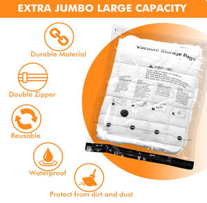Schnellpress-Vakuumbeutel, Langlebig und Tragbar für Notfall-Packungen, Wochenendausflüge, Wohnzimmernutzung, Umweltfreundlich, Keine Pumpe Erforderlich - Product Image 3