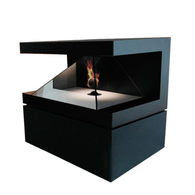3D Hologram Pyramid Display Showcase HoloBox Suspended Image Air Video Graphics Logo Images Holographic Player