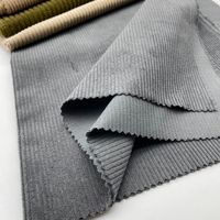Tissu en velours côtelé 100 % coton peigné écologique, teint uni, 12*16+16/70D 51*132, pour ameublement, draperie, canapé et chemises - Vente en gros