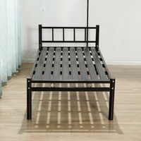 Hochwertiges und preisgünstiges modernes, verstellbares, langlebiges Eisenplatten-Einzelbett/Doppelbett in Voll-/Twin-Größe