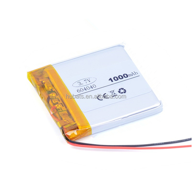 604040 1000mAh 3.7V Rechargeable li Polymer 064040 Battery For mp4 GPS PDA speaker DVR small toys mobile power E-Book