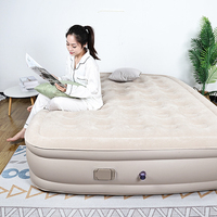 Matelas pneumatique double automatique moderne, PVC épaissi, lit gonflable floqué, pliable pour usage domestique, salle à manger, salon