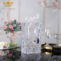 Carafe 1 litre en verre cristal de santal arôme parfum huile au détail