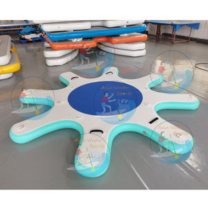 Plataforma de Yoga Acuática Inflable, Plataforma de Aterrizaje para SUP Inflable, Módulo Inflable para Clases de Yoga SUP - Product Image 1