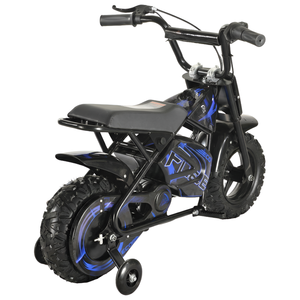 Mini <span class=keywords><strong>moto</strong></span> électrique tout-terrain <span class=keywords><strong>pas</strong></span> chère pour débutants, moteur à balais 250W, batterie 24V 8Ah, roues en alliage, freins à disque - Product Image 4