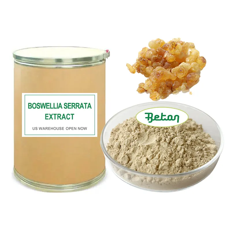 US Warehouse Bulk Food Grade Raw Material Boswellic Acid 65% Powder Boswellia Serrata Resin Extract 45% Boswellic Acid