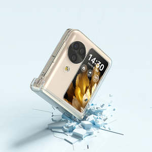 Custodia Rigida Anti-graffio per <span class=keywords><strong>Oppo</strong></span> Find N3 Flip 5G, <span class=keywords><strong>Cover</strong></span> Trasparente per Samsung Galaxy Z Flip 7 6 <span class=keywords><strong>5</strong></span> 4 3 - Product Image 4