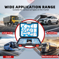 Kit d'adaptateurs en aluminium de haute qualité pour machine de rinçage de transmission automatique de voiture avec livraison rapide