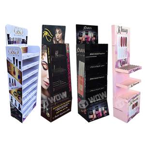 Espositore per Merchandising al dettaglio per cosmetici e smalto per unghie <span class=keywords><strong>in</strong></span> carta e <span class=keywords><strong>cartone</strong></span> per pavimenti mobili - Product Image 2