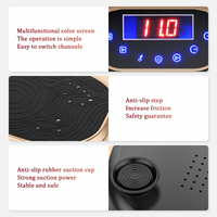 123Sports Nouveautés : Appareil de massage Power Crazy Fit à plaque vibrante 3D pour la gym et la maison, avec cordes de résistance