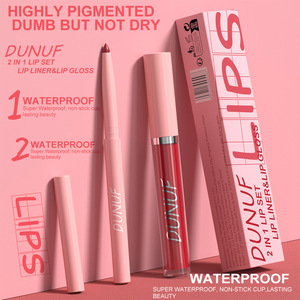 DUNUF Lápiz Labial Mate 2 en 1 de 12 Colores, Lápiz Delineador de Labios Impermeable, Tinte Labial Morado Mate, Lápiz Delineador de Labios de Larga Duración, Maquillaje de Larga Duración - Product Image 4