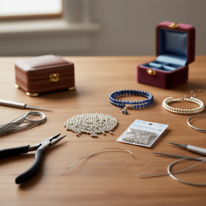 Perline Ilan 4mm con Foro Piccolo in Oro Bianco per Creazione di Gioielli e Accessori - Product Image 3