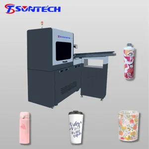 Impresora digital de doble estación para botellas PET color cymk
