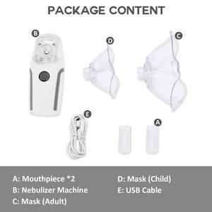 Produk baru terapi abu-abu jaring portabel ultrasonik Nebulizer asma Nebulizer medis rumah tangga untuk anak-anak dewasa - Product Image 3