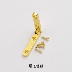Mini bisagra en forma de L de 6x30mm, bisagra de aleación de zinc duradera para montaje en superficie, para cajas de joyería y cajas de madera - Product Image 3