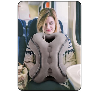 Almohada de Viaje Inflable, Almohada de Viaje Multifuncional para el Cuello para Avión, para Evitar el Dolor de Cuello y Hombros, Almohadas Inflables - Product Image 4