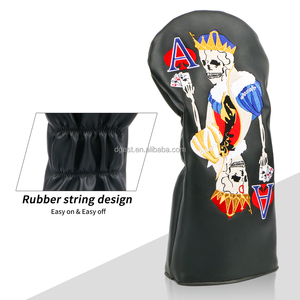 Funda Protectora de Golf Premium Impermeable de Cuero PU Bordada, Estilo Vintage para Driver y Fairway Woods, Suministro Personalizado de Fábrica - Product Image 3
