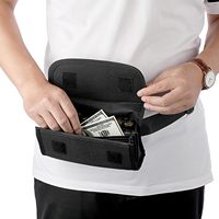 Pochette de ceinture porte-monnaie, organisateur d'argent, sacoche de caissier, portefeuille de serveur, distributeur de monnaie pour restaurant, serveur, serveuse