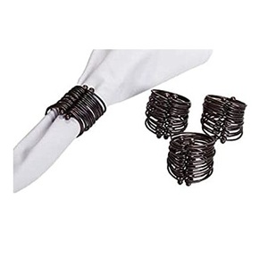 Anillo para servilletas de boda con acabado antiguo, fabricante para fiestas de boda, estilo moderno, superventas en precio asequible - Product Image 2