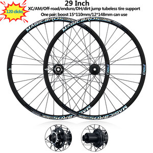 Juego de Ruedas Delanteras y Traseras para Bicicleta de Montaña XC Trail, 26, 27.5 y <span class=keywords><strong>29</strong></span> Pulgadas, HG XD MS 8S 9S 10S 11S 12S, <span class=keywords><strong>Llanta</strong></span> para Bicicleta de Montaña - Product Image 1