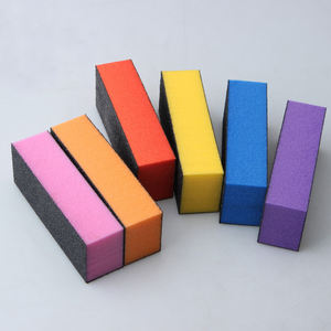 Toptan 7 renkler yüksek elastikiyet 3 taraflı tırnak tamponu zımpara blok çift manikür tırnak parlatma için tırnak törpüsü ucuz fiyat - Product Image 4