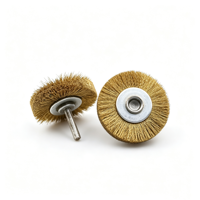 Brosse de polissage industrielle en laiton pour outil électrique, accessoire pour meuleuse d'angle et perceuse, élimination de la rouille, bricolage, OEM personnalisable
