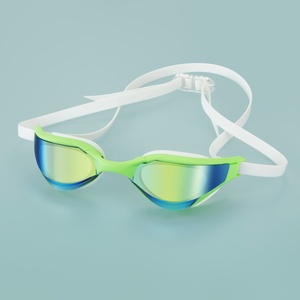 Gafas de Natación Duraderas Antivaho y Resistentes al Agua, Diseño de Marco Pequeño Ajustable para Uso Universal, <span class=keywords><strong>Entrenamiento</strong></span> Profesional de Competición - Product Image 1
