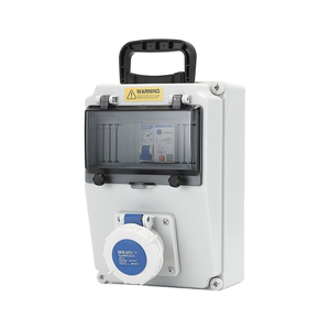 Boîtier de prise étanche 1P+N16A RCD et 3 pôles 16A. Personnalisation possible, contactez le service client pour un devis. Boîtier de prise. - Product Image 1