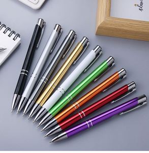 Cute 0.5 mm Writing Width School Stationery Luxury Custom Logo Designed Black Metal Ballpoint <b>Pen</b> with Funny Personalisation - Product Image 2