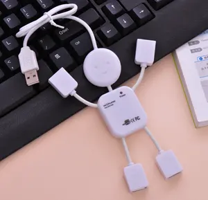 厂家直销供应创意设计人形USB 2.0集线器4端口