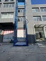 Plataforma elevadora móvil eléctrica duradera, sistema de elevación de tijera seguro, elevador de andamios eléctrico para uso en construcción