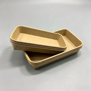 Bol en papier de luxe doré/argenté avec logo personnalisé, revêtement PE, imperméable et résistant à l'huile, pour plats à emporter - Product Image 5