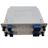 Divisor PLC de Alta Calidad 1x2 1x4 1x8 1x16 1x32 1x64 con Conectores SC/FC/LC/ST para Cables OM3/OM4