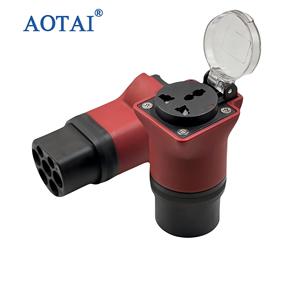 AOTAI Nuevo Adaptador de Descarga de 16A 220V Tipo 2, Enchufe Universal, Descargador de 3.5KW <span class=keywords><strong>V2L</strong></span> para Estación de Carga - Product Image 4