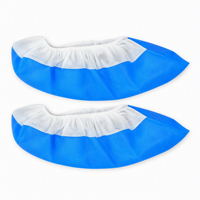 Couvre-chaussures jetables non-tissés CPE antidérapants, respirants, en SMS/PP, qualité médicale, vente en gros, directement de l'usine