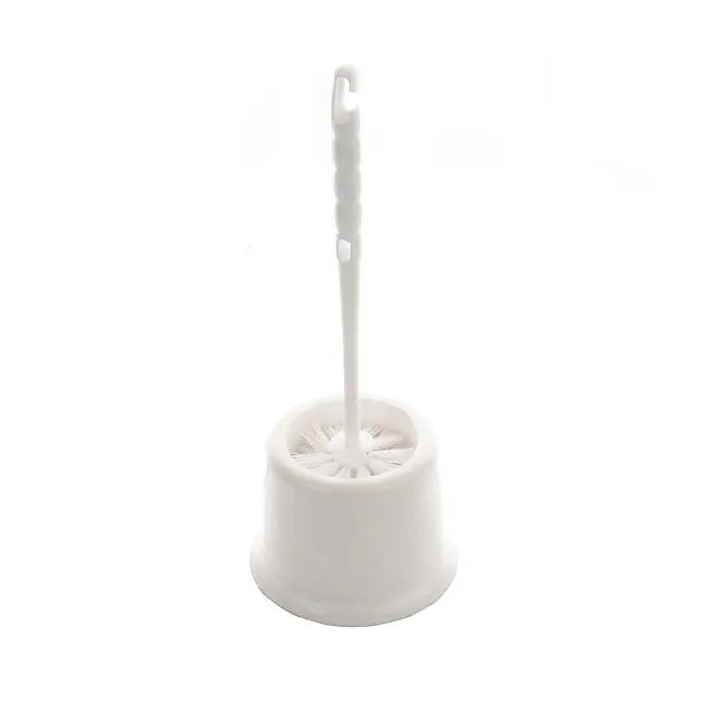 EcoClean Plastic Bathroom Toilet Bowl Brush with holder Set