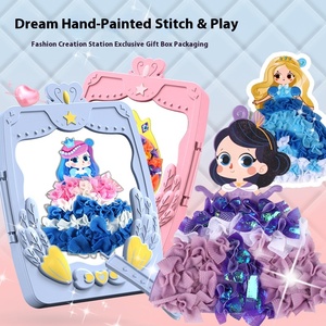 Vestito da principessa 3D fai da te giocattolo di plastica fatto a mano per i 14 anni + con un libro illustrato da sogno vari Pokes per ragazze <span class=keywords><strong>e</strong></span> pigiatura di fiori - Product Image 2