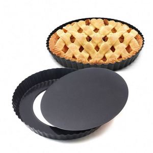 Molde Desmontable para Pizza, Tarta y Quiche de 9 Pulgadas, Antiadherente, de Acero al Carbono, en Oferta - Product Image 1