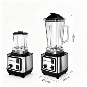 Tritaghiaccio Elettrico Multifunzione 2in1 da 2,5L 8500W, Frullatore per Smoothie Professionale, Robot da <span class=keywords><strong>Cucina</strong></span>, Tritatutto Domestico - Product Image 5