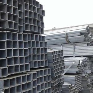 Tube carré galvanisé noir à prix avantageux, en acier de haute qualité, matériau de construction, vente directe d'usine - Product Image 1