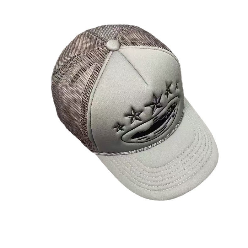 Corteiz 5 Starz Alcatraz Trucker Hat Camouflage Mesh Unisex Sun