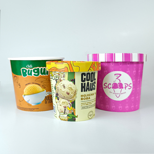 Bình Đựng Kem Giấy Dùng Một Lần 16 Oz Nhà Sản Xuất Bát Đựng Kem 120Ml Khác Nhau - Product Image 6