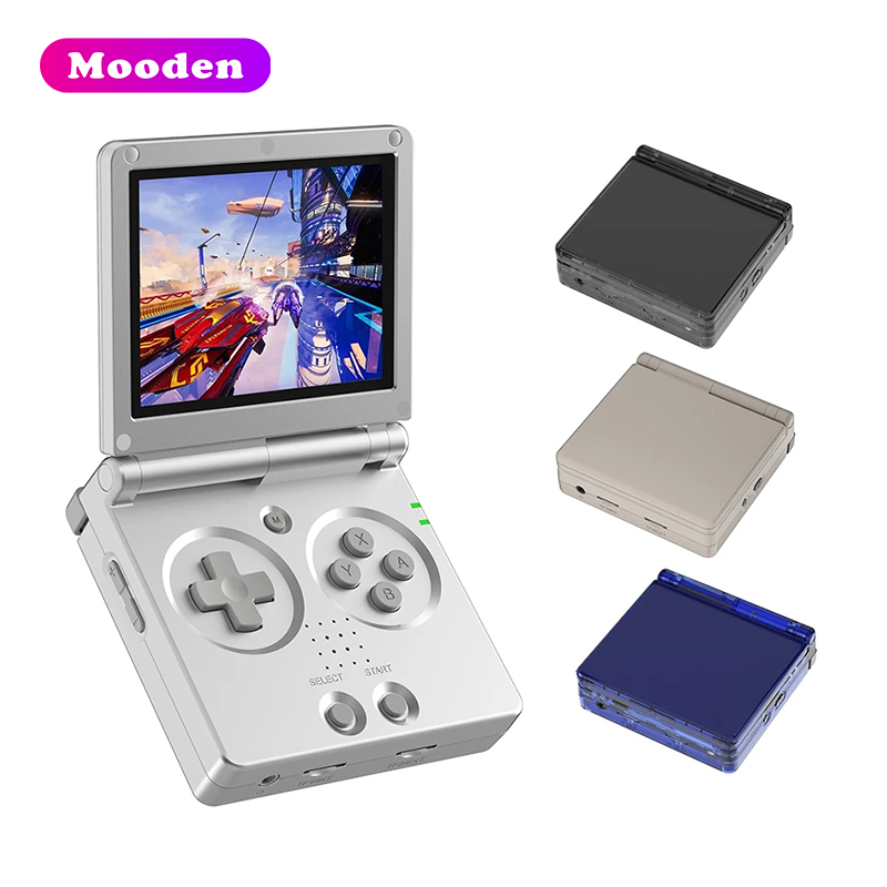 L Anbernic RG35XXSP Flip Handheld Game Console - 3.5 Inch