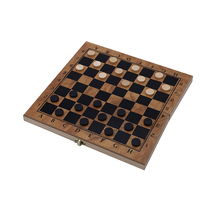 Vente en gros Échiquier de Tunisie en bois magnétique pliable Échiquier de table Échiquier en bois avec plateau à vendre